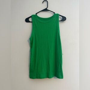 A new day green tank top size large